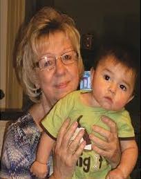Carol and her adorable grandson