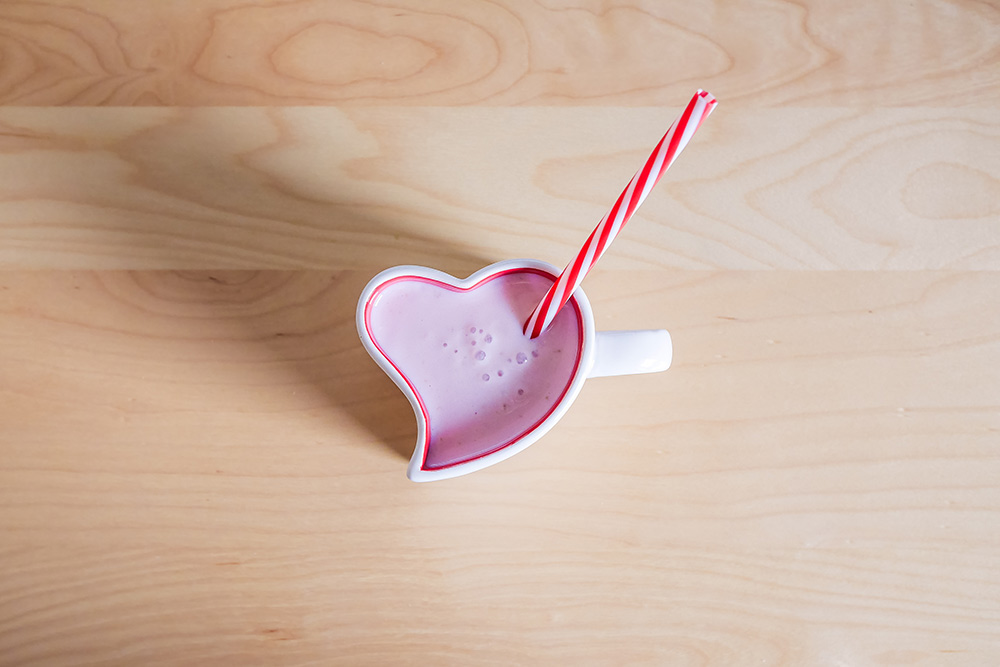 Heart milkshake love infatuation