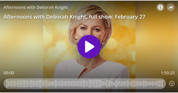 Stitch - Deborah Knight Radio Show - Feb 2020