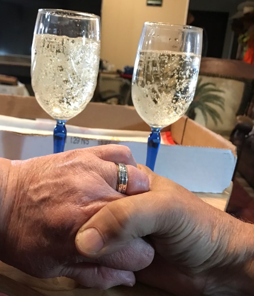 Cheri and Michael's promise rings
