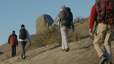 Group of people walking