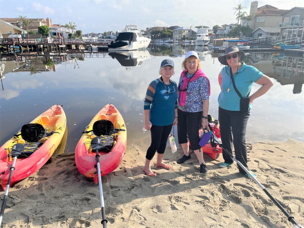 Mary W's Stitch kayaking event in California