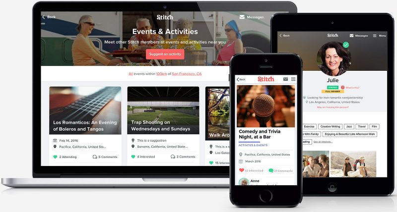 Stitch best site to meet older friends on mac, phone and iPad